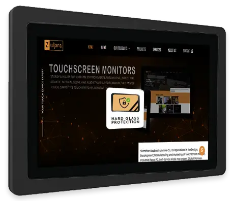 interactive touchscreen display