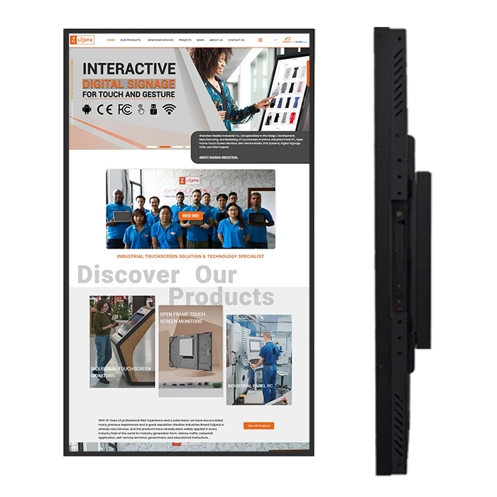 All in one digital signage screen