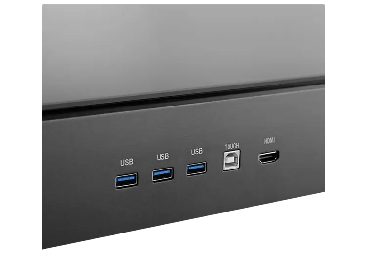 55 inch Industrial Panel PC Ports