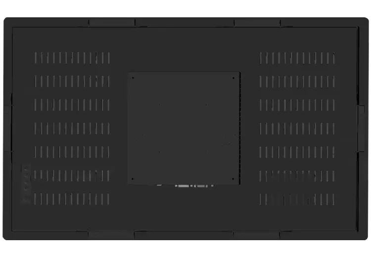 32 inch open frame touchscreen monitor with aluminium housing and IP65 rating. Supports rear mount and VESA mount | BaoBao Industrial