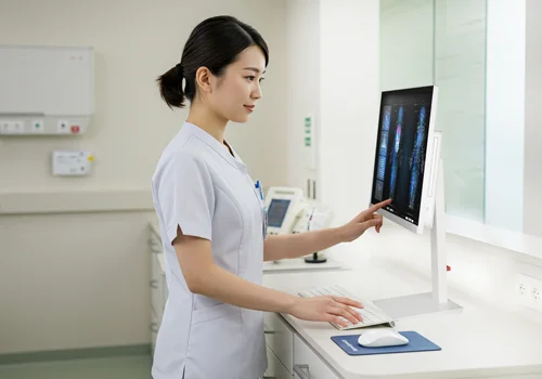 TOUCH SCREEN COMPUTERS 27 Hospitals and Workstations