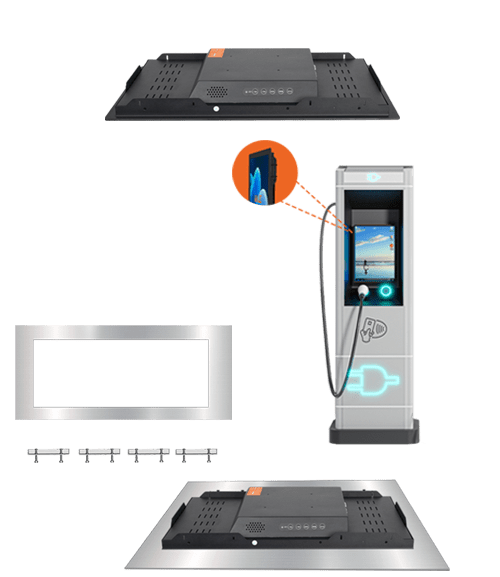Industrial Touch Screen Monitors 33 right side