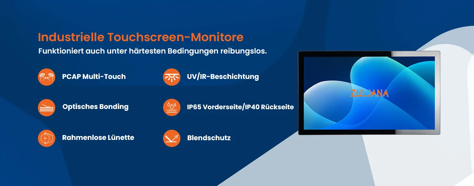 Industrie Touch Monitor - Germany 8 german TouchBanner