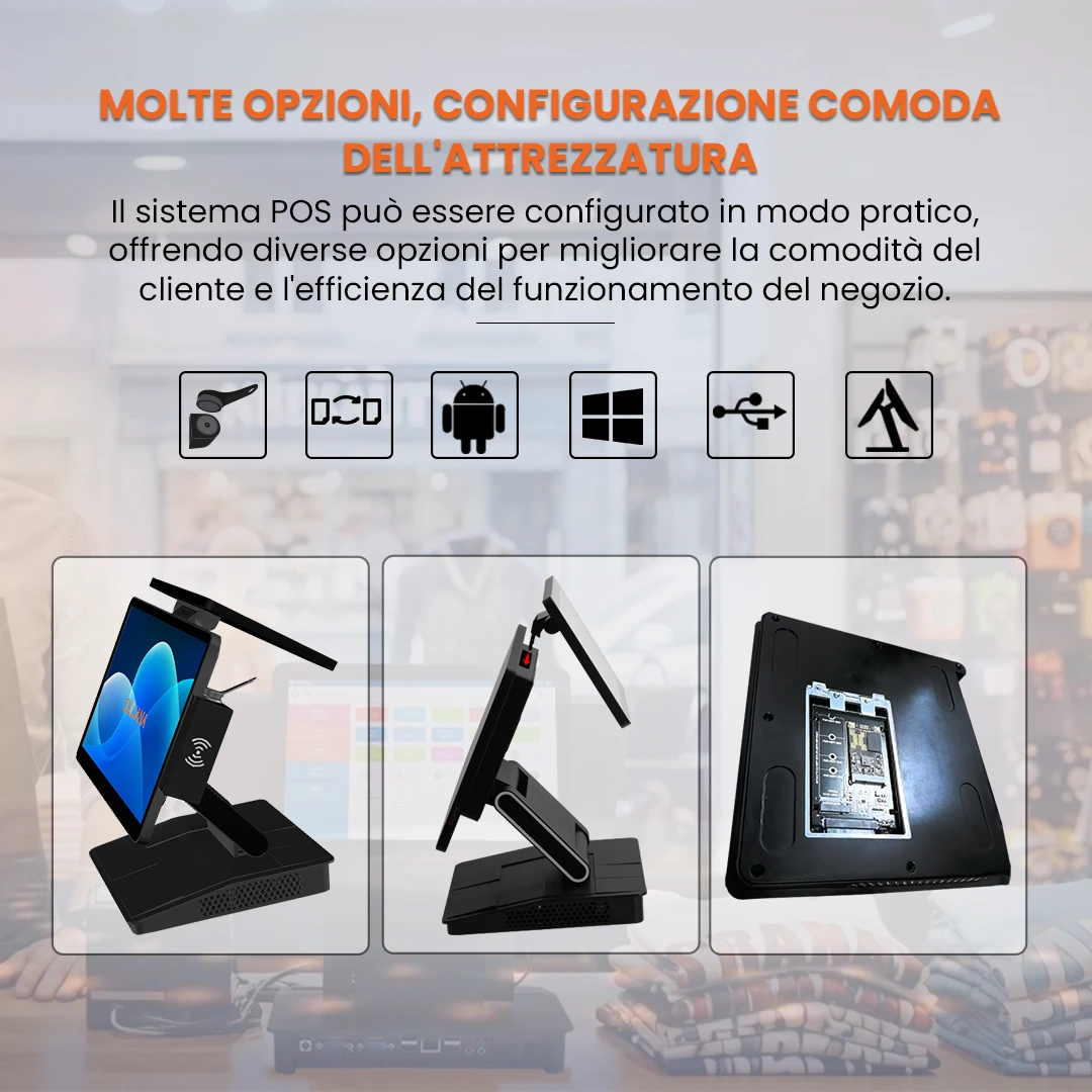 PC POS touch all-in-one