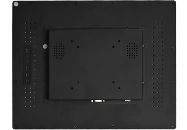 17 inch industrial touchscreen monitor backside
