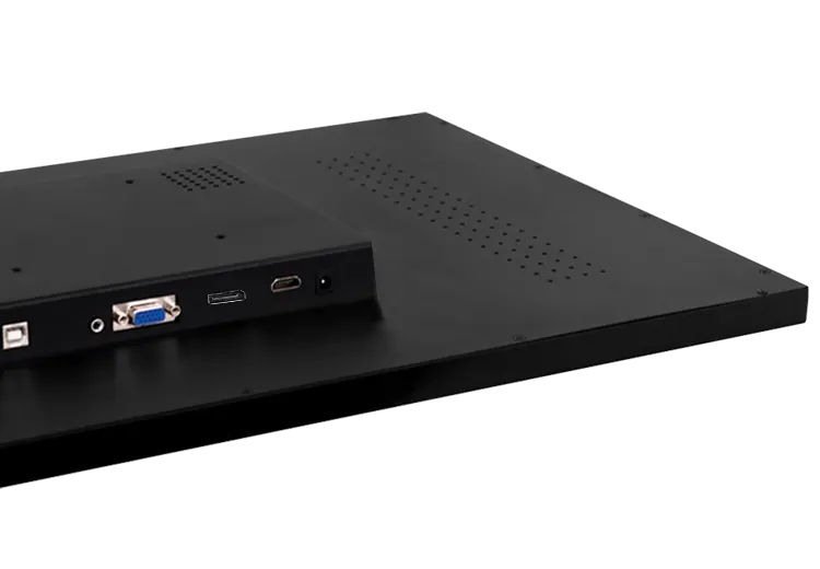 24 inch industrial touchscreen monitor port